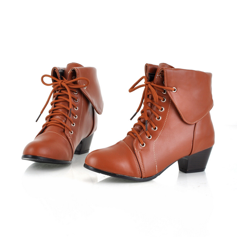 Fashion plus size shoes vintage stylish boots SZ121006103-1
