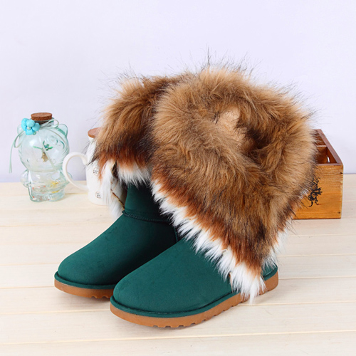 Cheap Women&#39;s Snow Boots Sexy Green Winter Warm Artificial Fur Ankle Boots_Boots_Womens Shoes ...
