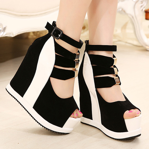 high heels with ankle wrap