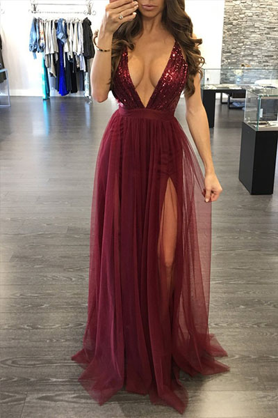v neck sleeveless wine gauze floor length dress dresses lovelywholesale v neck sleeveless wine gauze floor length dress dresses lovelywholesale